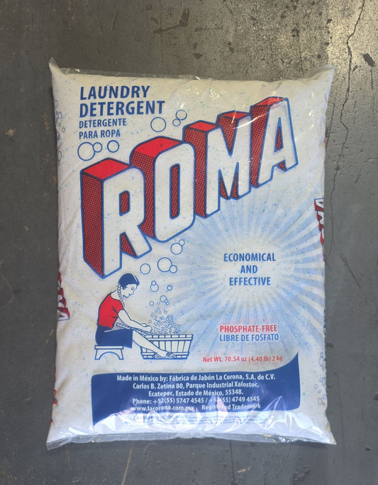 Roma Powder Laundry Detergent – 2 kg, 2-Pack