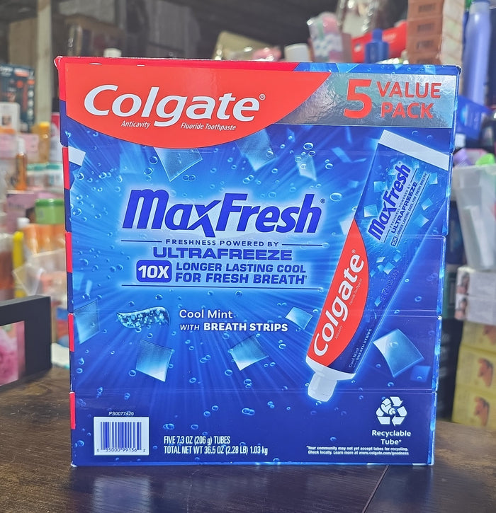 Colgate Cavity Protection Toothpaste – 5-Pack (8 oz Tubes)