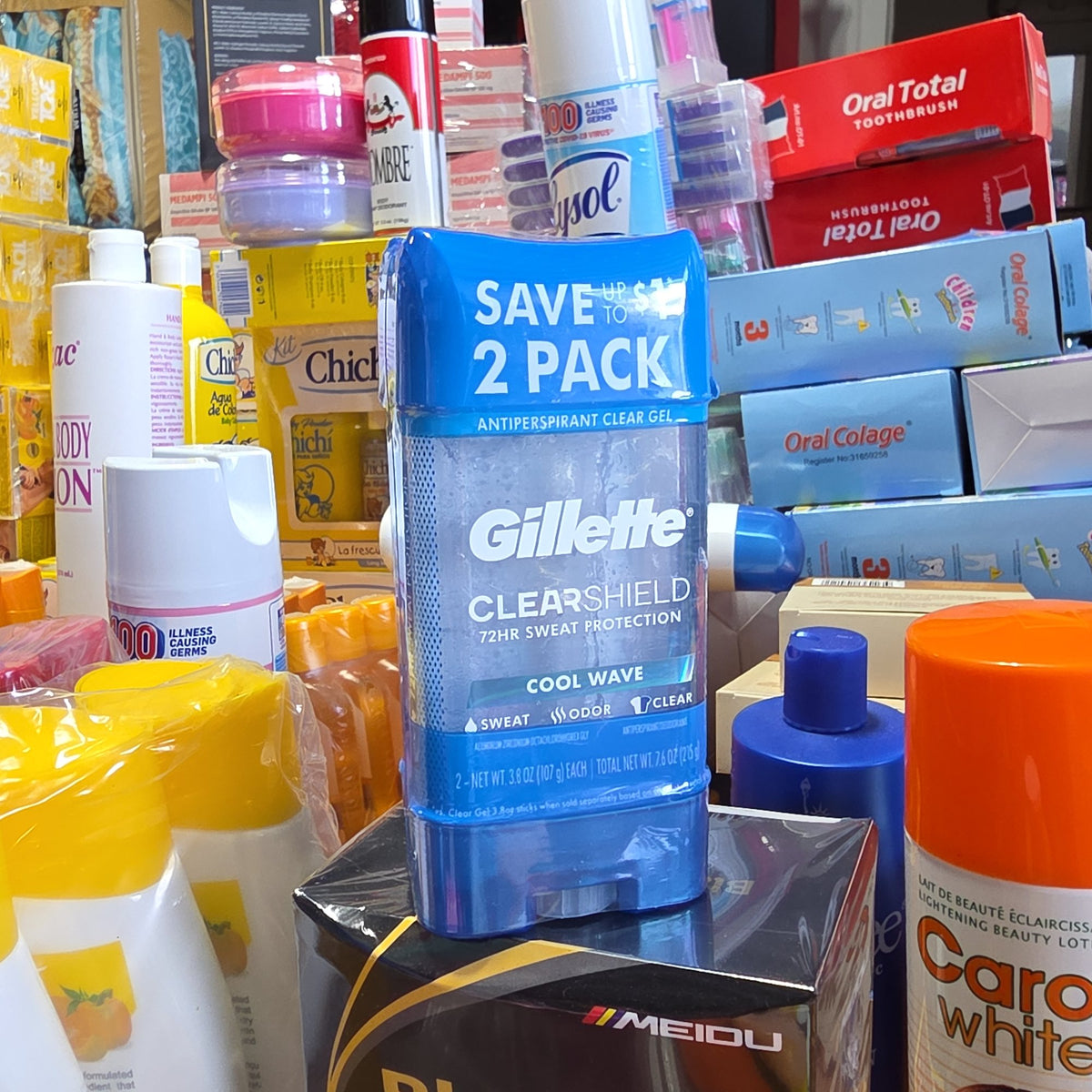 Gillette Endurance Antiperspirant and Deodorant, Cool Wave Clear Gel (2-Pack)
