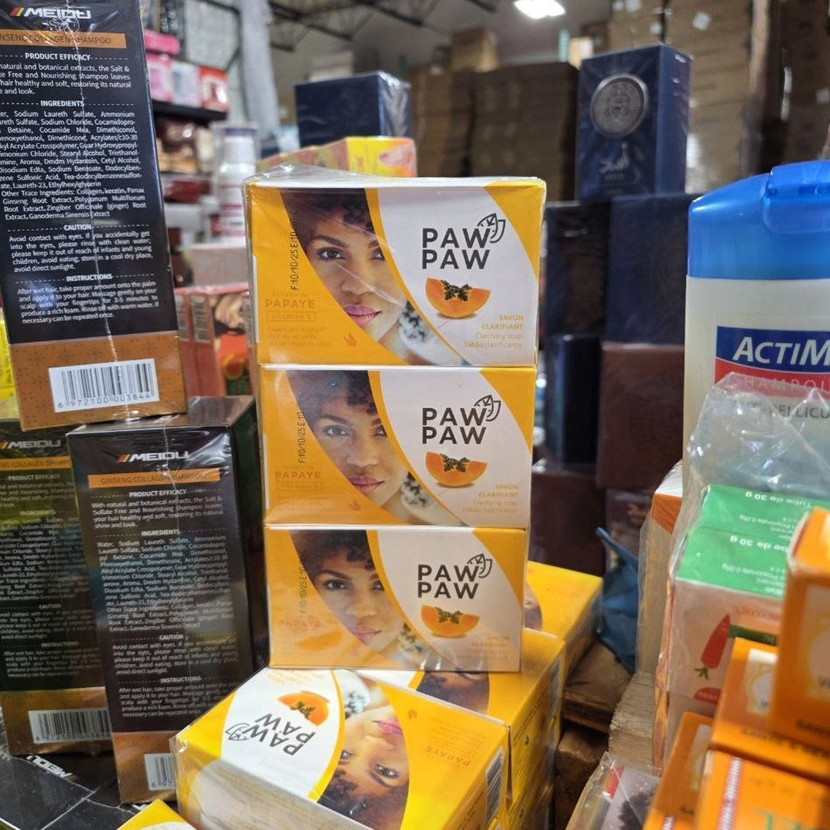 Paw Paw Clarifying Soap - 6 Bars (180 g Each) - Papaya & Vitamin E