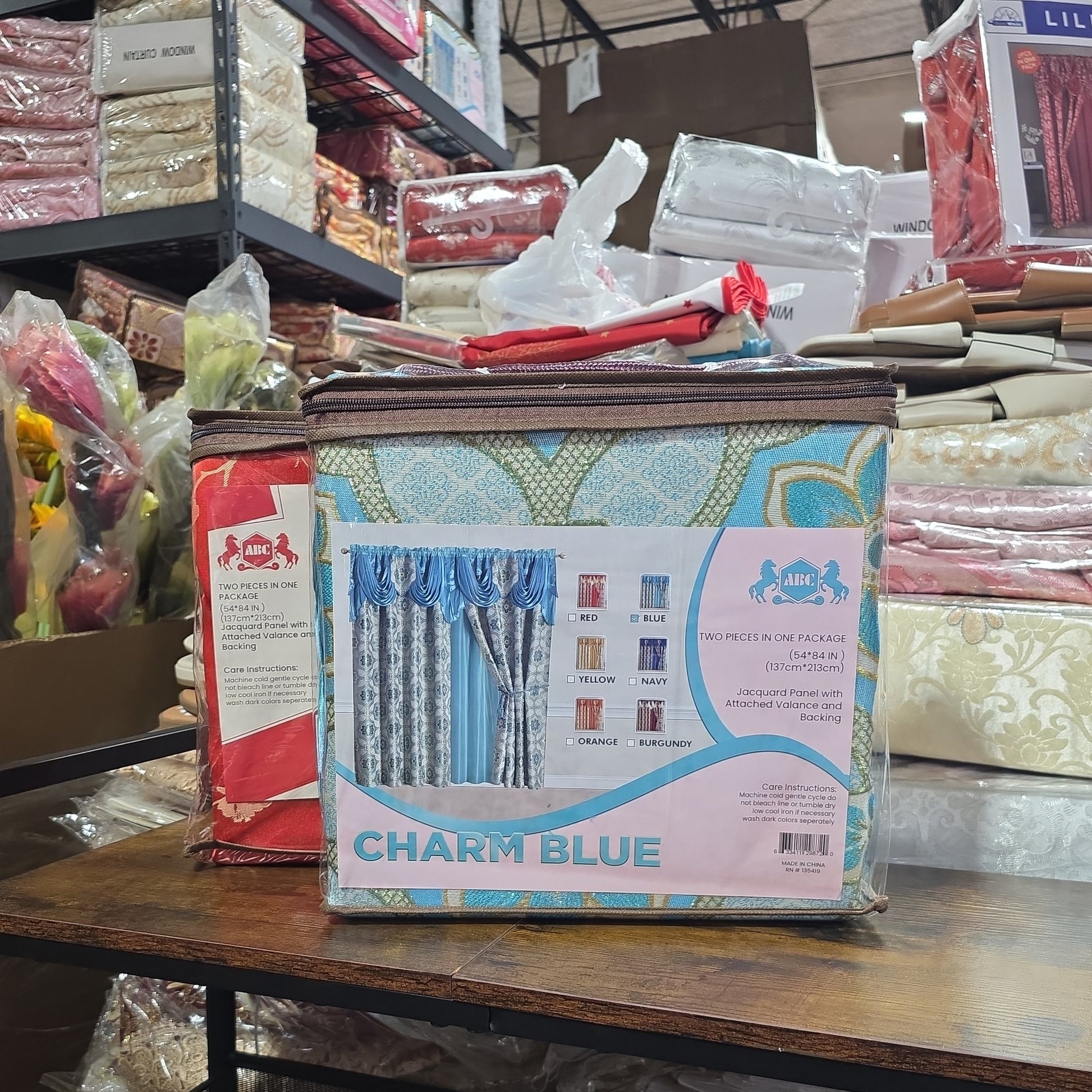 ABC Curtains - BLUE