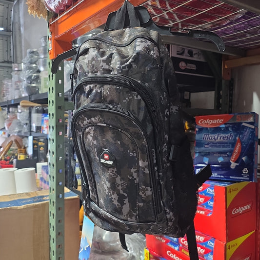 Black Camouflage Backpack