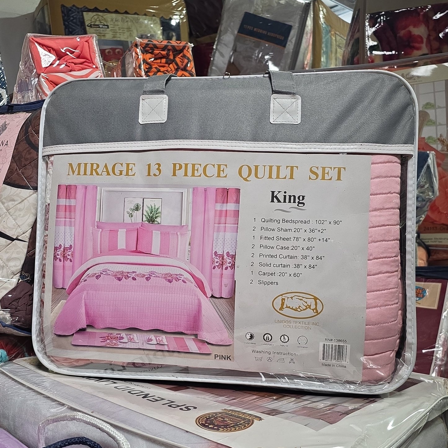 Mirage 13 Piece Quilt Set