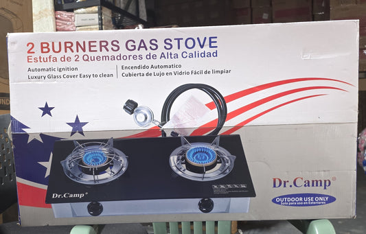 Dr. Camp 2-Burner Outdoor Gas Stove