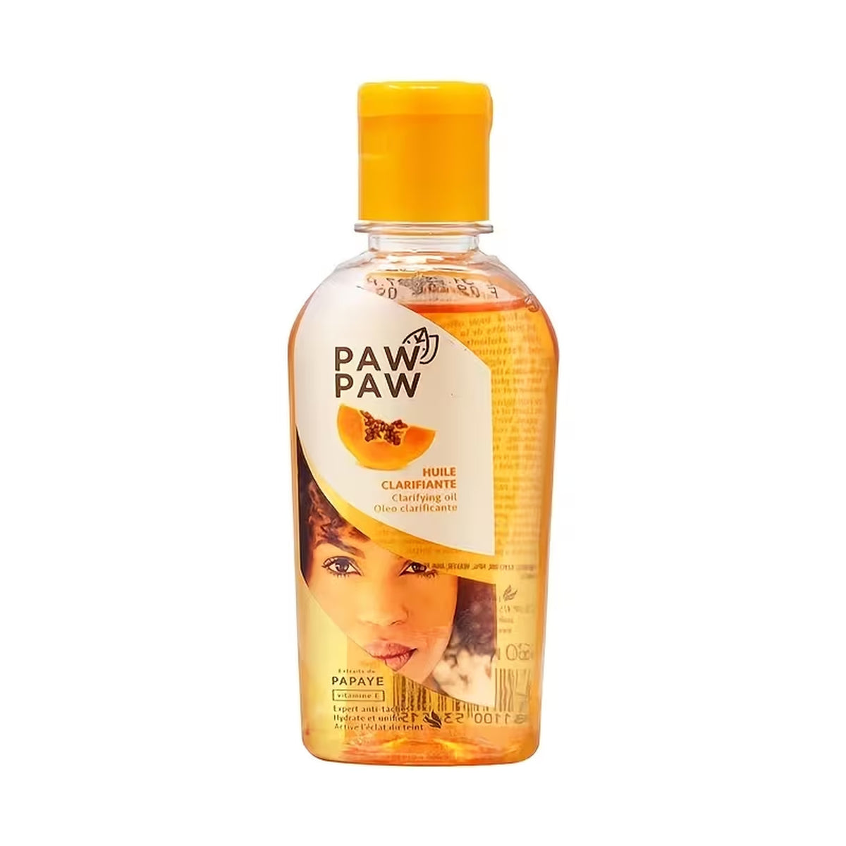 Paw Paw Clarifying Oil 60 mL bottle - papaya and vitamin E clarifying oil