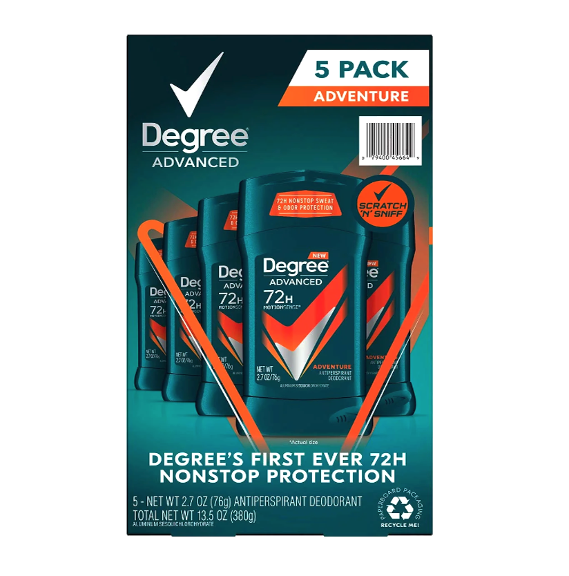 Degree Men, Adventure - 5 Pack