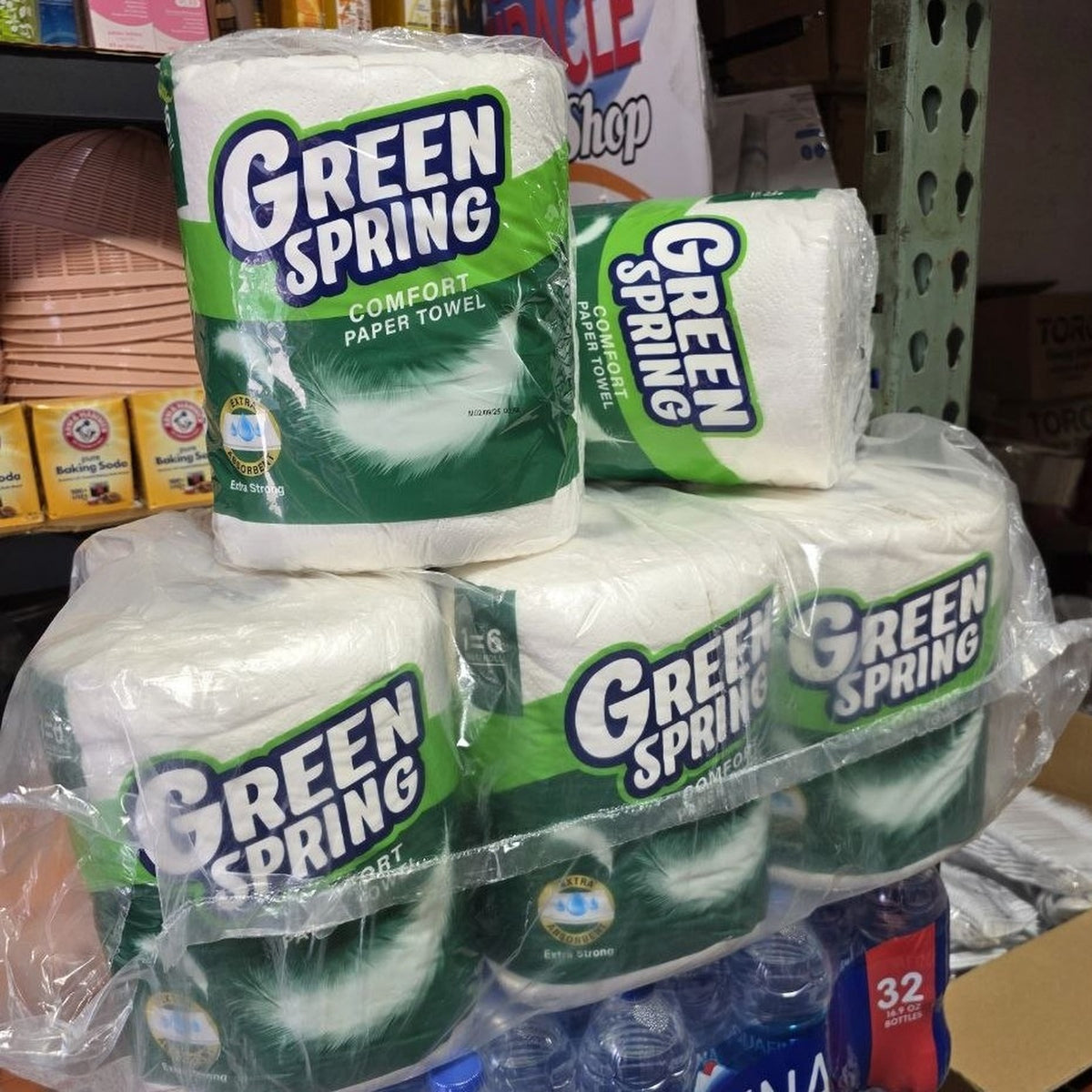 Green Spring Comfort Paper Towels 6-roll pack