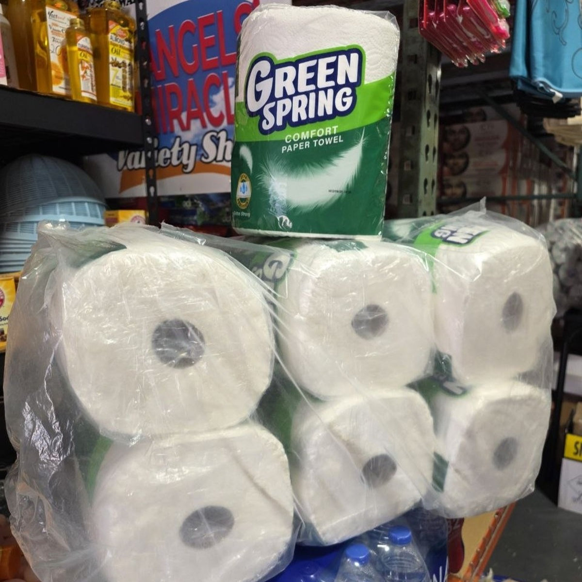 Green Spring Comfort Paper Towels 6-roll pack