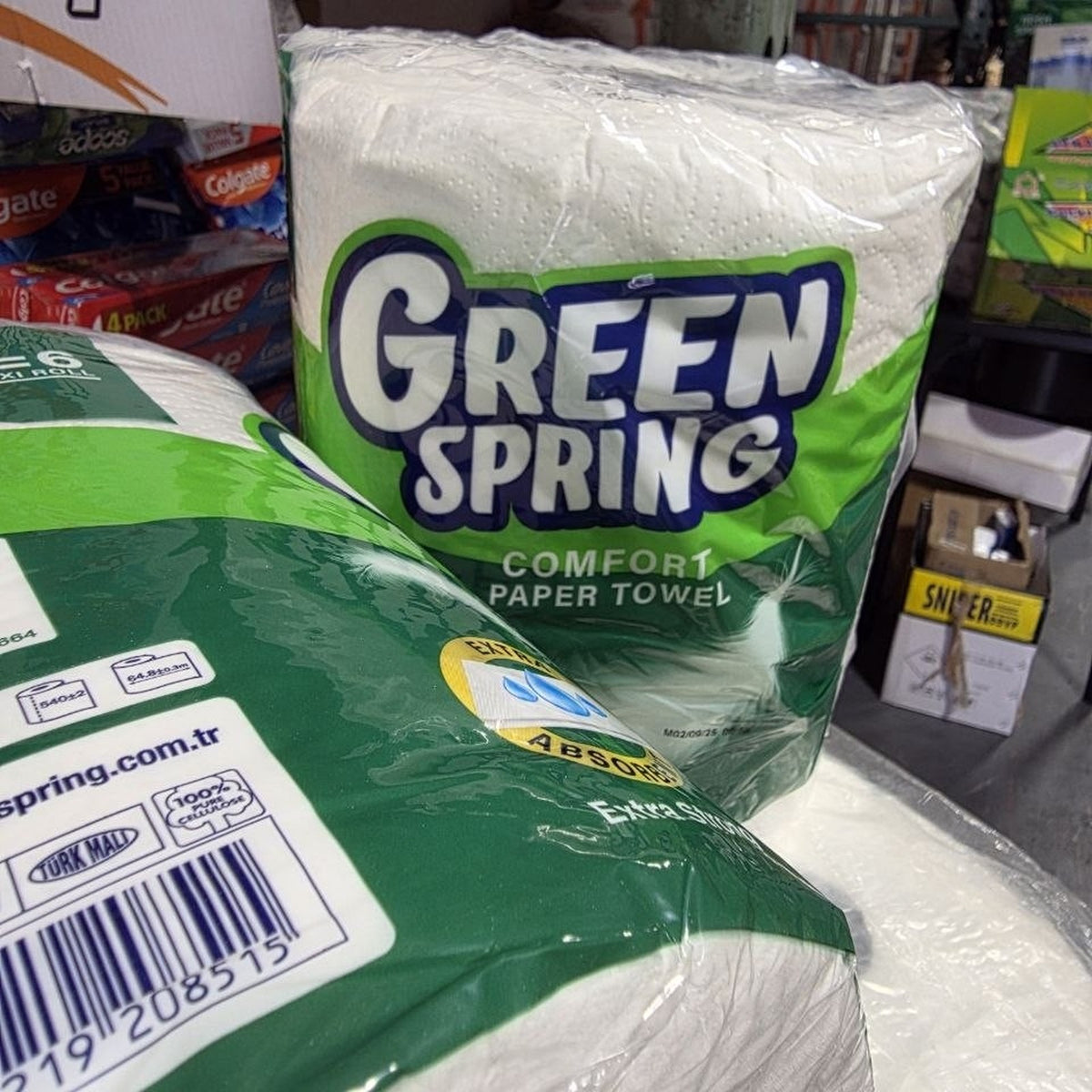 Green Spring Comfort Paper Towels 6-roll pack