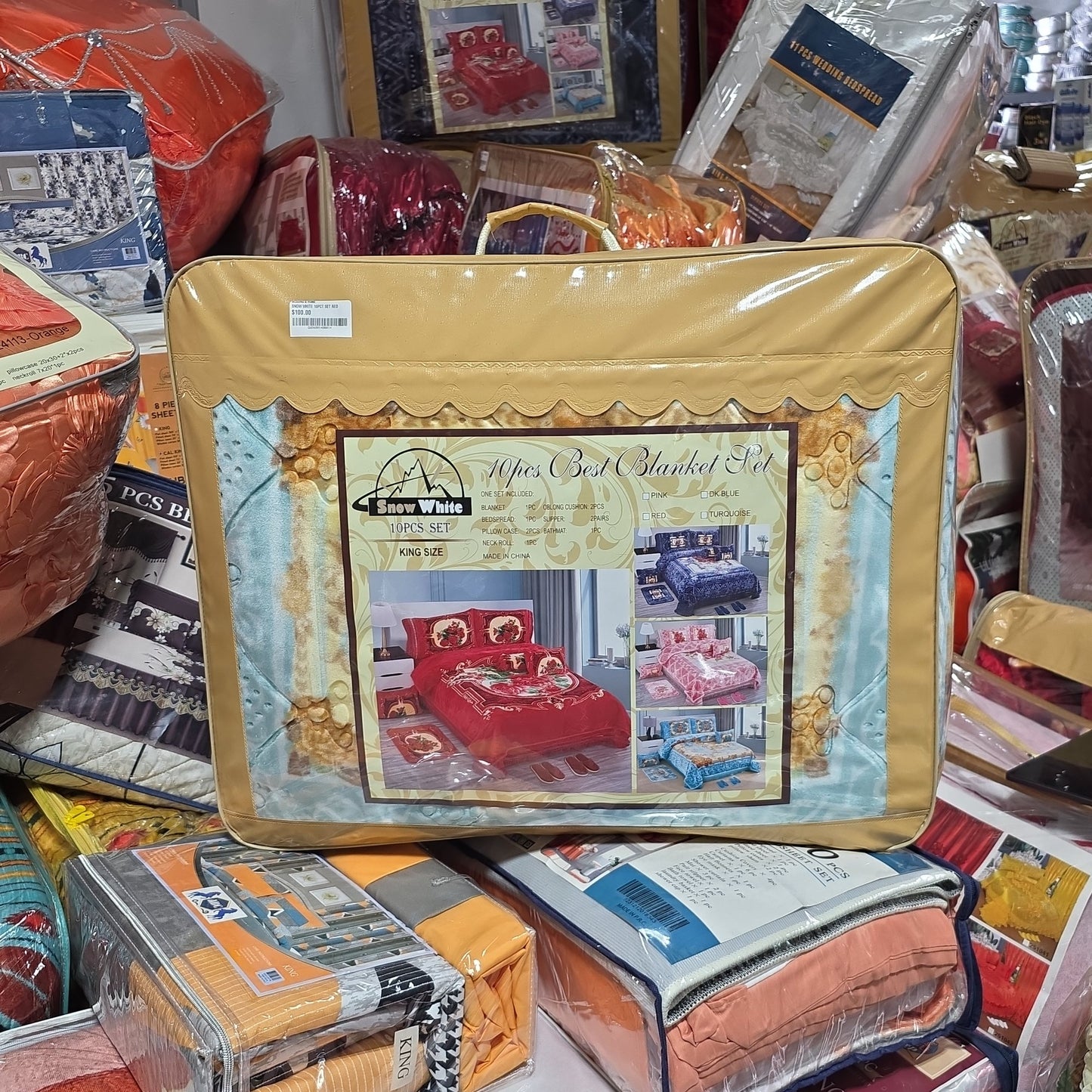 Snow White Betting Set 10pct-RED- size King