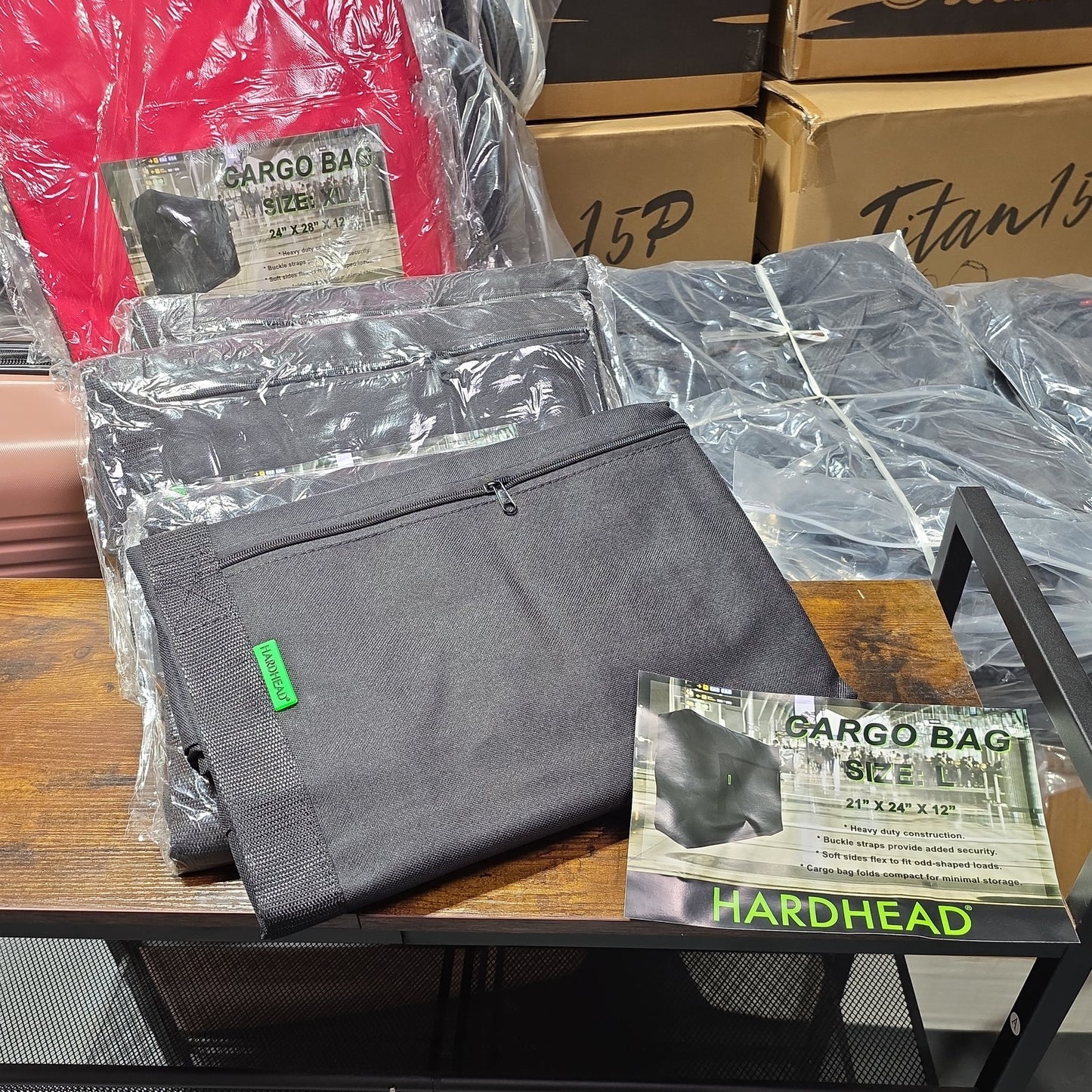 CARGO BAG BLACK- LARGE