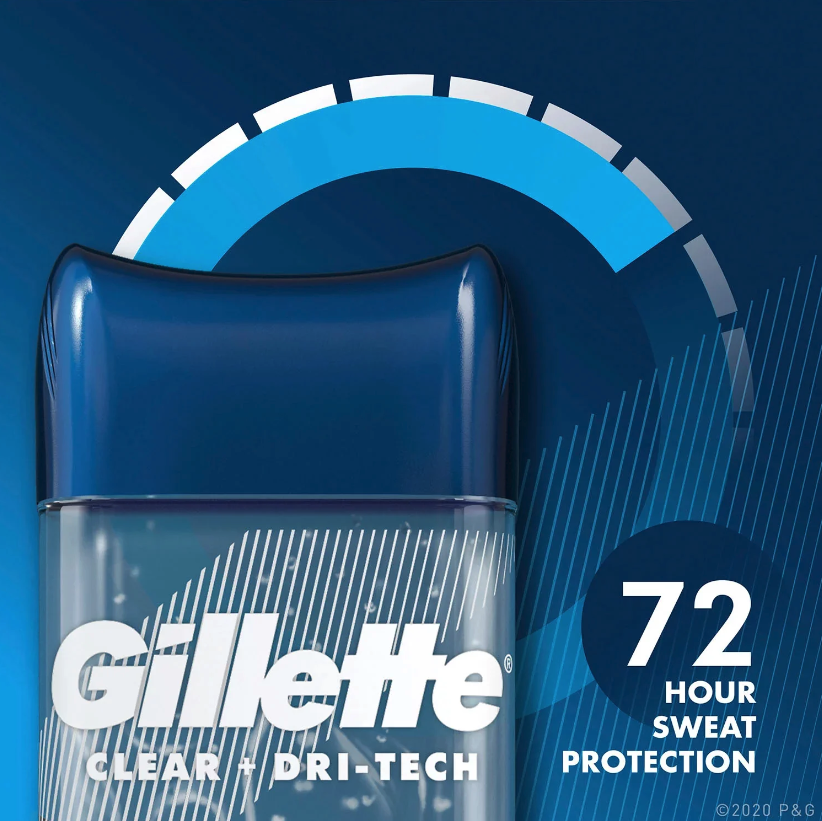 Gillette Deodorant Clear Gel - 5 Pack