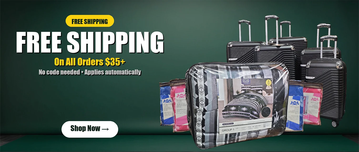 Free shipping on all orders $35 and up. No code needed; applies automatically.