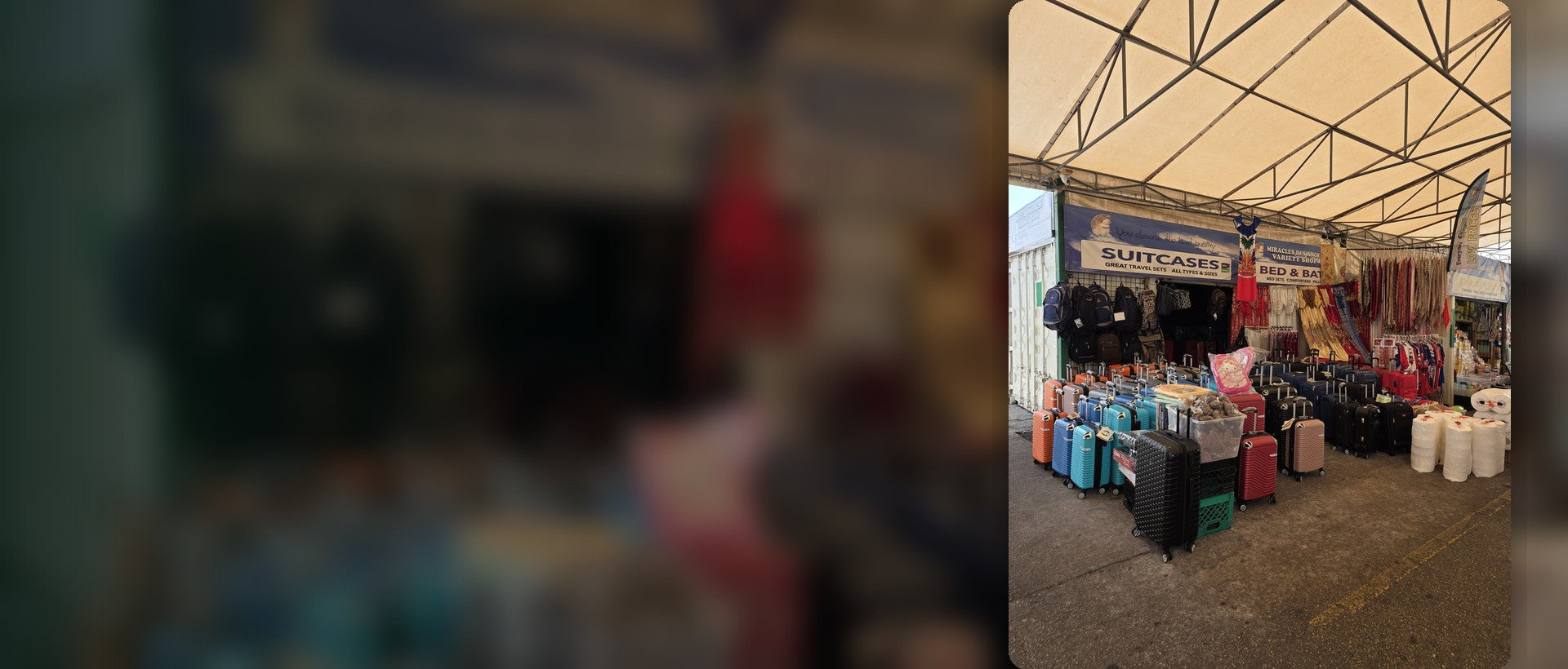 Luggage and travel bags department