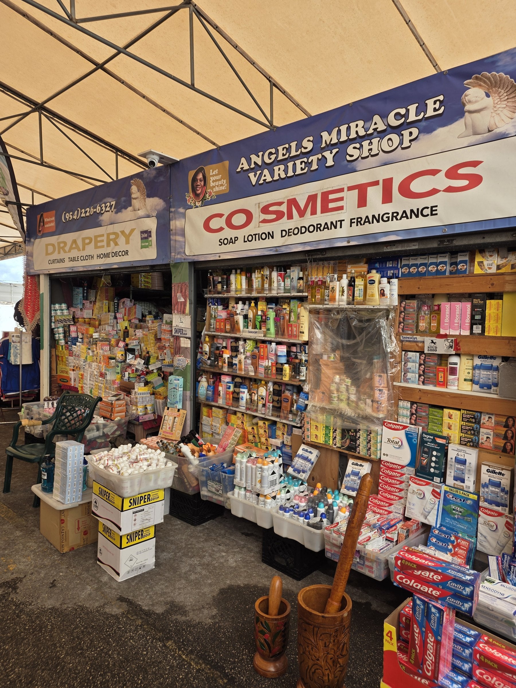 Beauty and personal care products at Angels Miracle Market